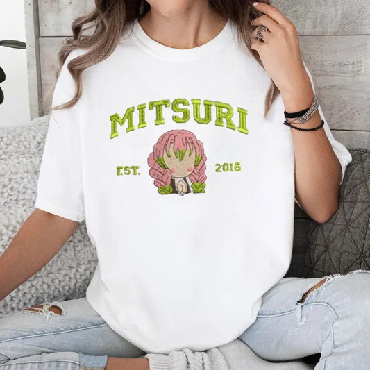 DS Hashira Anime Manga Characters Embroidery Sweatshirt, Gift For Otaku