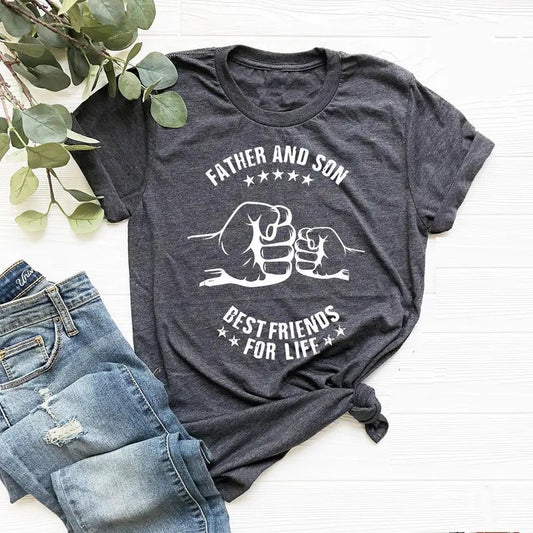 Dad And Son Shirt, Father And Son Bestfriends For Life, Dad Shirt, Daddy Shirt, Dad Gift Shirt, Father's Day Gift, Classic Unisex T-Shirt, Gifts For Male Men, Short Sleeve Tee Shirt, Gifts Ideas For Men
