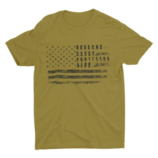 Dad USA Flag Patriotic Shirt Fathers Day Gift For Father T shirt Gifts For Dad Patriotic Shirts For Men Best Dad Gifts