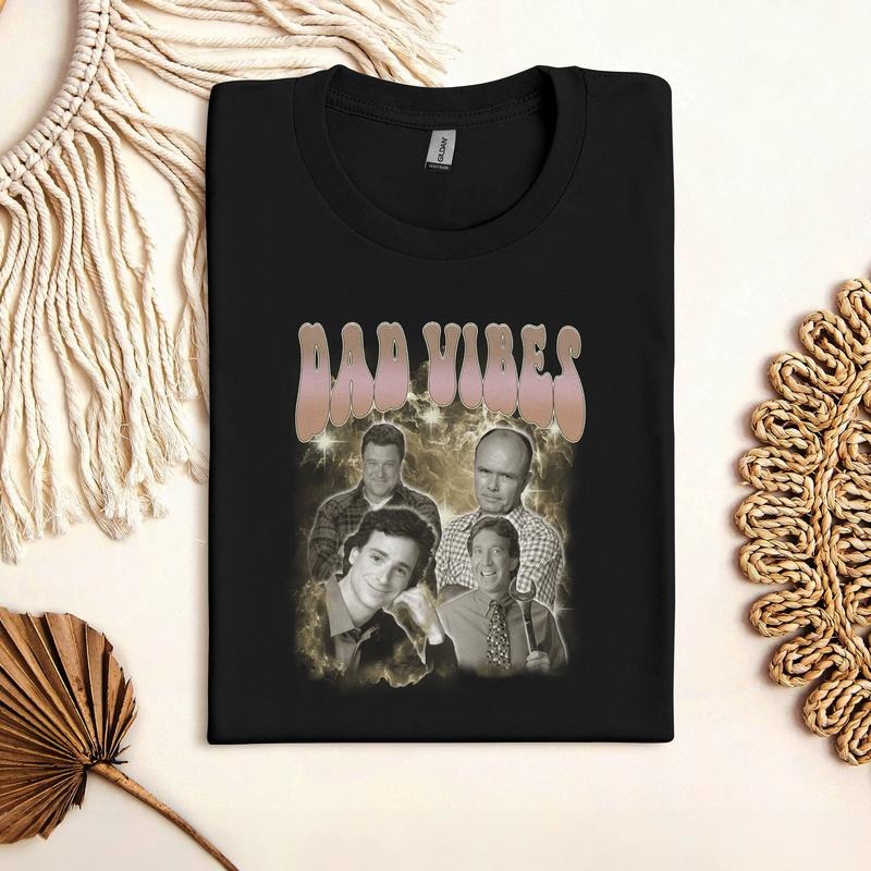 Dad Vibes Shirt, Vintage 90s Dad Vibes Shirt, Retro Funny Dad Shirt, Dad Life Shirt, Father's Day Gift T Shirt, Cool Dad Shirt, Unisex T-Shirt, Gifts For Men Women, Short Sleeve Tee Shirt, Gifts For Birthday Fathers Day