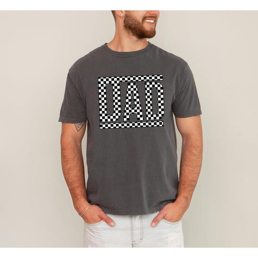 Dad, Retro, Checkered, Vintage, Father's Day, For Men, Husband Tshirt, Women's Comfort Color Tee, Tshirt
