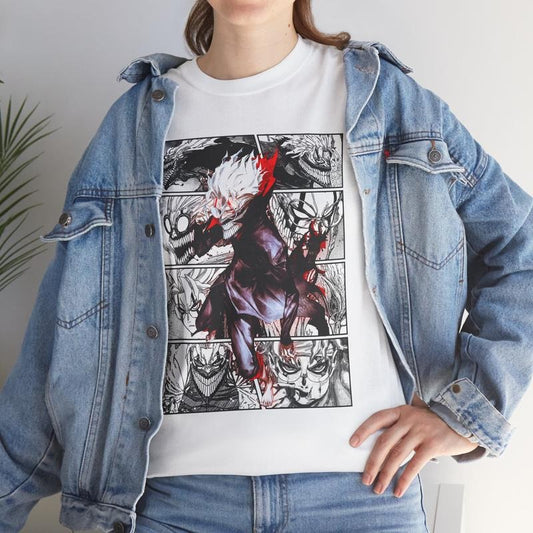 DanDaDan Shirt - Turbo Ganny - Momo Ayase Anime Hoodie | Japanese Streetwear | Dandadan Anime Clothes & Merch for Otaku A8 - Casual Cartoon Style Short Sleeve Crew Neck Unisex Heavy Cotton Tee