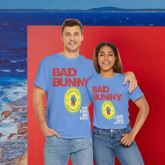 Debi tirar mas fotos bunny Unisex Heavy Cotton bad Tee , Gift For Woman and Man Unisex T-Shirt Casual Clothing