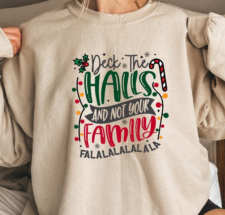 Deck the Halls Christmas Sweatshirt