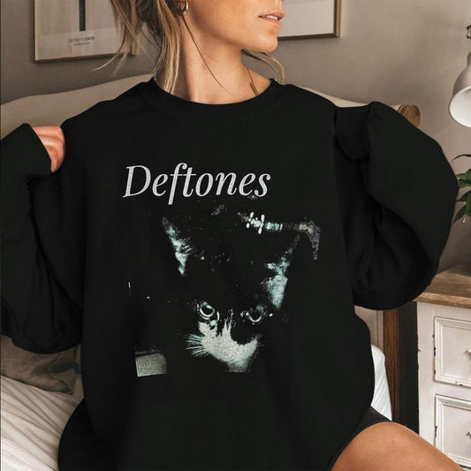 Deftones Shirt, Around The Fur Sweatshirt, Cat Deftones, Band Album Shirt Sweatshirt, Unisex Sweater Pullover Tee