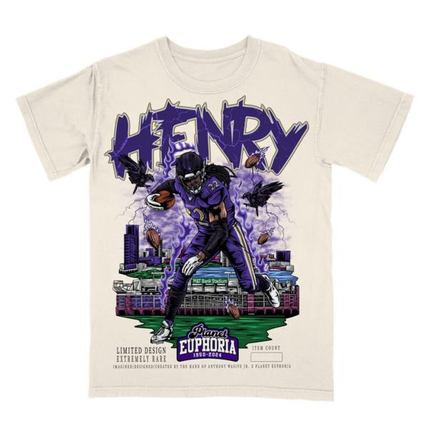 Derrick Henry Tee - VINTAGE TEE - SPORT TEE - GRAPHIC MEN'S T-SHIRT SWEATSHIRT HOODIE - GIFT FOR FAN