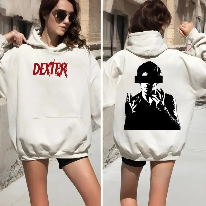 Dexter Sweatshirt 2 Sides, Dexter Tv Show, Michael C.Hall, Dexter Morgan He's Got A Way With Murder Shirt Hoodie, Unisex Sweater Pullover Tee