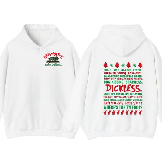 Dickless GrisWold's National Lampoon's Christmas Vacation Hoodie, Holiday Iconic Quotes