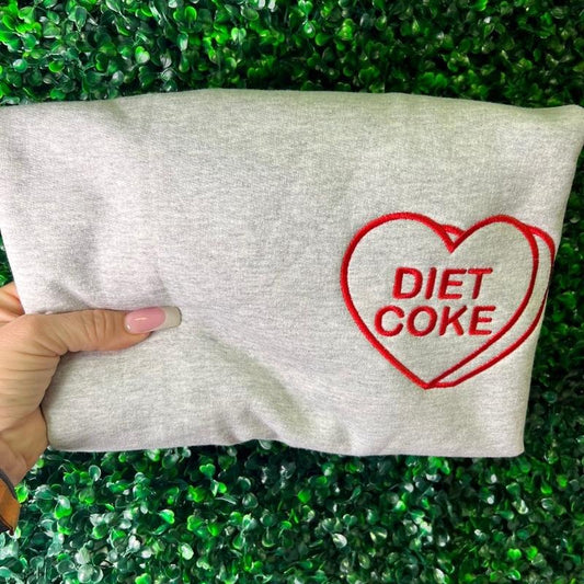 Diet embroidered sweater