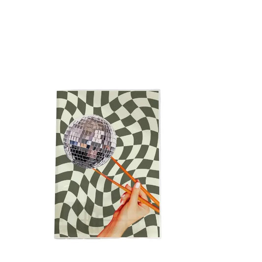 Disco Ball Print, Disco Chopstick Poster, Trendy Funky Wall Art, Indie Room Decor, Preppy Wall Art, Y2k Room Decor, Poster Prints No Frame, Gifts For Girls Wall Art Decor, Gifts For Birthday Christmas