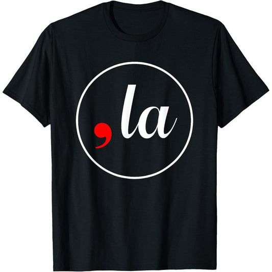 Distressed Comma La Funny Kamala Harris for President 2024 T-Shirt made in usa