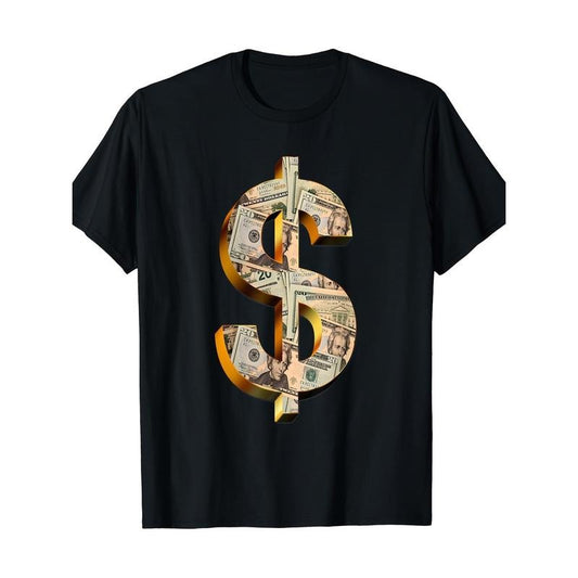 Dollar sign Dollar bill Financial Profit Economic Profit T-shirt, Men's T-shirt made in usa