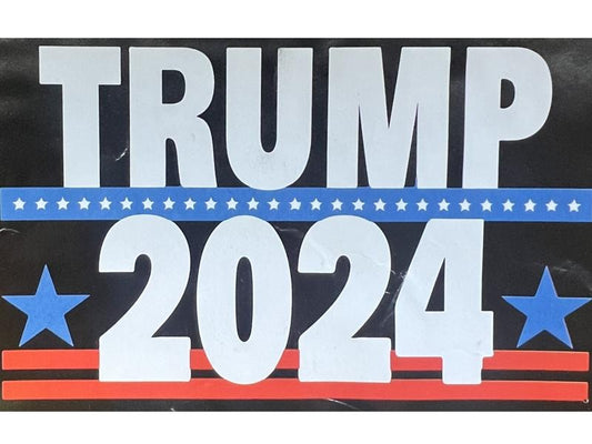 Donald Trump 2024 3' x 5' Flag (Black Background) USA Trump Vance 2024 United States of America Flag