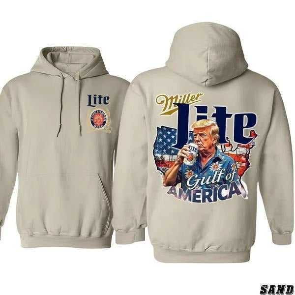 Donald Trump Guft Of America Shirt, Trump Supporter Sweatshirt, M!ller L!te Hoodie, Beer Drinking Shirt For Men And Women, Funny Drinking Tee
