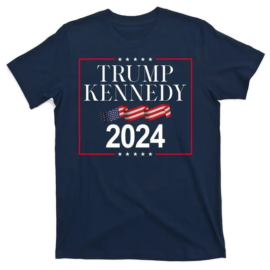 Donald Trump JFK Kennedy 2024 USA United States of America Flag Election T-Shirt