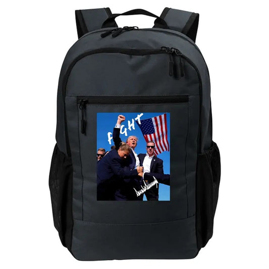 Donald Trump Signature Fight for the USA United States of America Iconic Rally Daily Commute Backpack