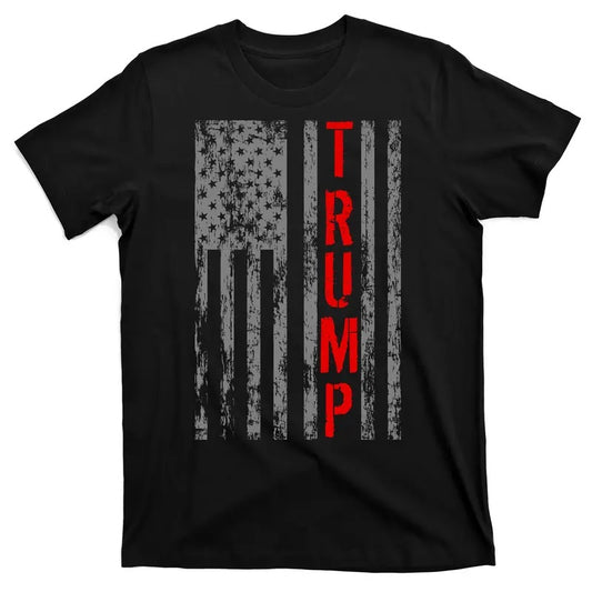 Donald Trump Vintage USA Flag T-Shirt Menswear Top