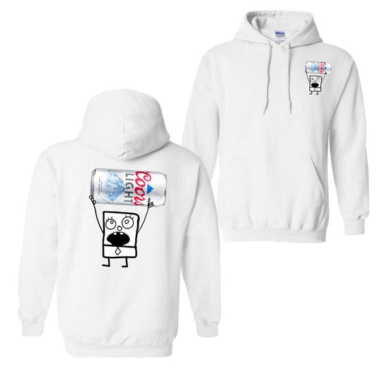 Doodlebob Coors Light Unisex 2 Sides T-Shirt Sweatshirt Hoodie, For Men And Women, Trendy Shirt