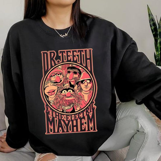 Dr.Teeth Electric Mayhem Shirt, Family Vacation Shirt, Muppets Music Tee Shirt, Muppets Sweatshirt, Muppets Merch