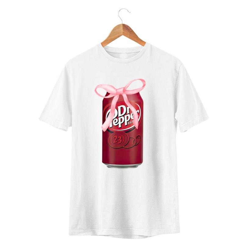 Dr. Pepper Tee - soda tshirt, pop tshirt,Cotton T-Shirt, Perfect Tee, Gifts For Boyfriend and Girlfriend T-Shirt Casual Clothing