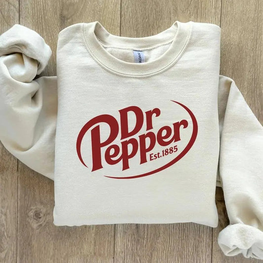 Dr. Pepper Sweatshirt T-shirt Hoodie, Dr Pepper Lover, Dr Pepper  Merch, Dr Pepper Gift, Dr Pepper Est. 1885 Shirt, Gift For Girlfriend, Full Colors, Full Sizes, For Men, For Women, Printed In The USA