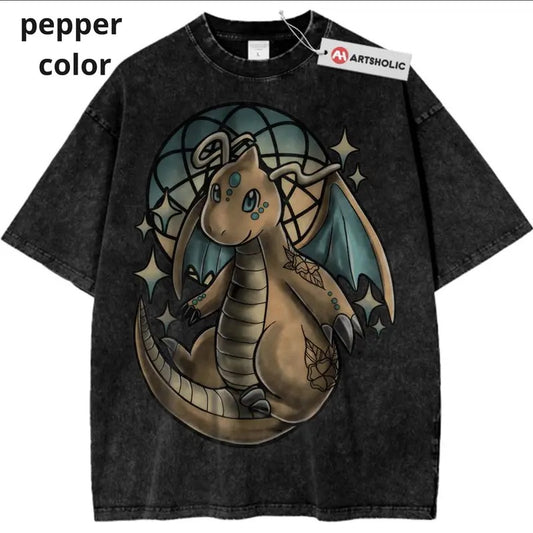 Dragonite Graphic T-Shirt, Pokemon Shirt, PKM Shirt, Anime Shirt, Vintage Tee