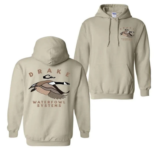 Drake Waterflow Systems Duck Hunt 2 Sides Unisex Hoodie - Sweater - T-shirt