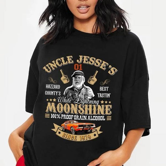 Dukes Of Hazzard Moonshine Dukes of Hazzard Uncle Jesse Shirt Bo and Luke Duke Shirt Dukes of Hazzard Movie Shirt