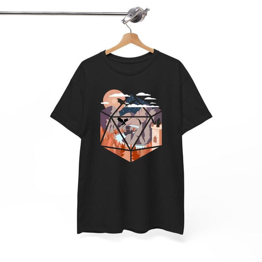 Dungeons And Dragons Present D20 Rpg Dice D20 Scene Shirt Dnd Dungeon Dad Shirt Dungeon Master Roleplay D&D Fathers Day Dnd Gift Japanese