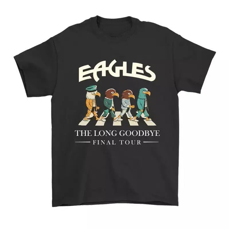 E@gles band vintage TShirt, 80s rock music 2024 concert merch, final tour Shirt