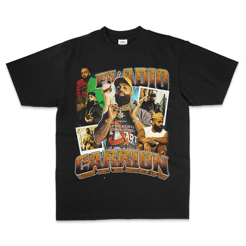 ELADIO- Merch 90s style Trap T SHIRT Menswear Top Vintage Streetwear