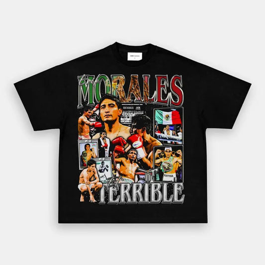 ERIK MORALES TEE Boxing T-shirt, Boxer Tee, Sports Shirt, Athletic Tee, Fitness Gift, Workout T-shirt Crewneck Clothing Cotton Menswear