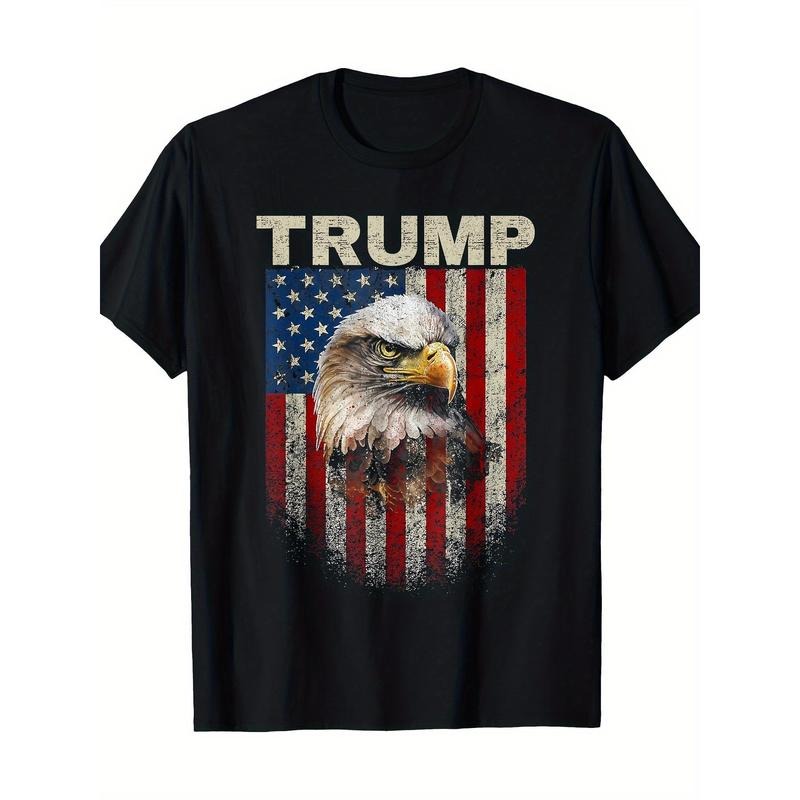 Eagle Trump 2024 Take America Back Trump Shirt For Men MAGA T-Shirt-220g made in usa