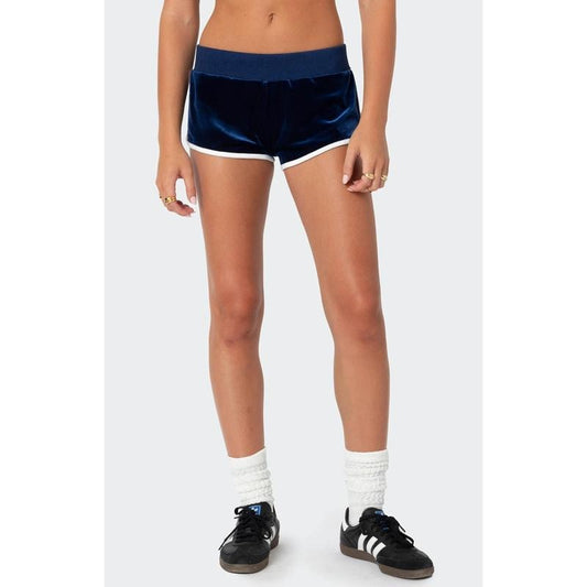 Edikted Women's 08 Velour Shorts