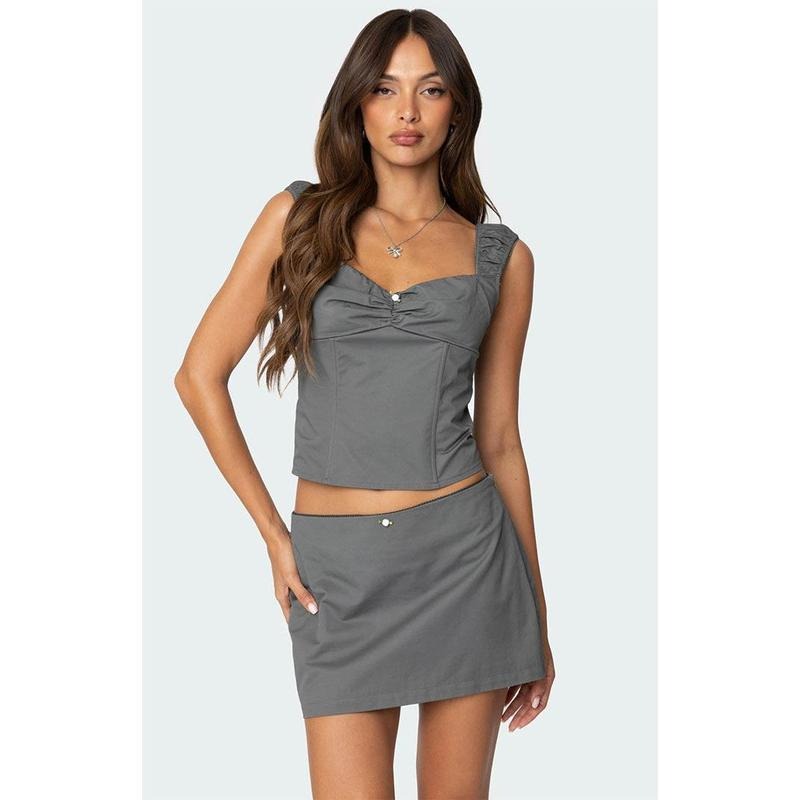 Edikted Women's Adalyn Ruched Corset