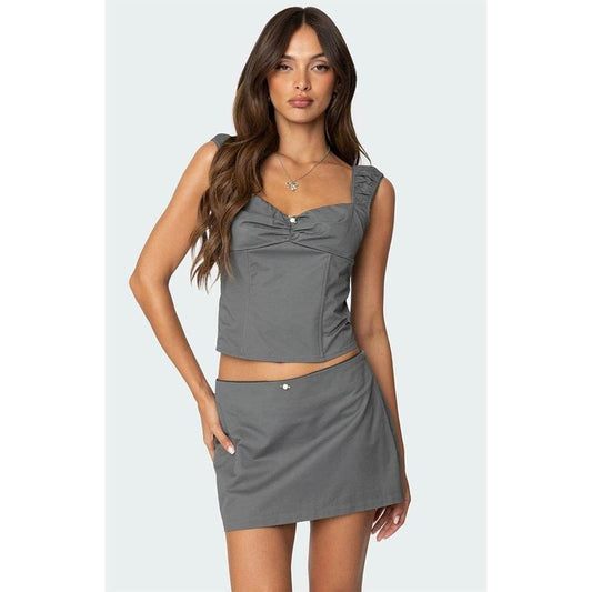 Edikted Women's Adalyn Ruched Corset