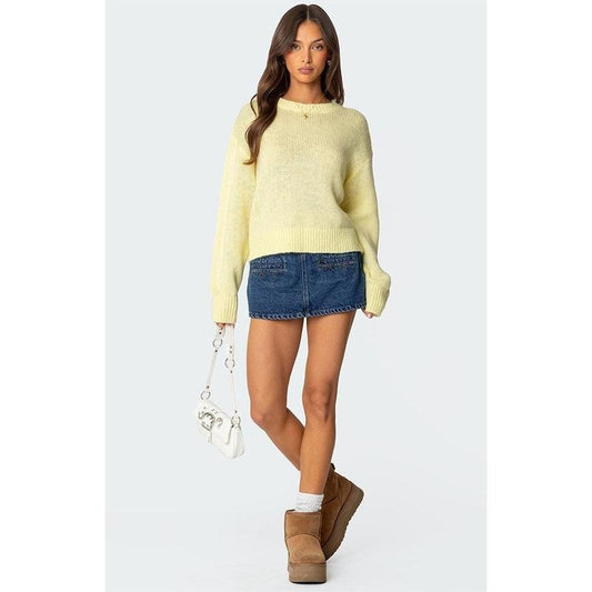 Edikted Women's Anita Denim Mini Skort - Multicolor