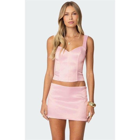 Edikted Women's Camila Satin Corset