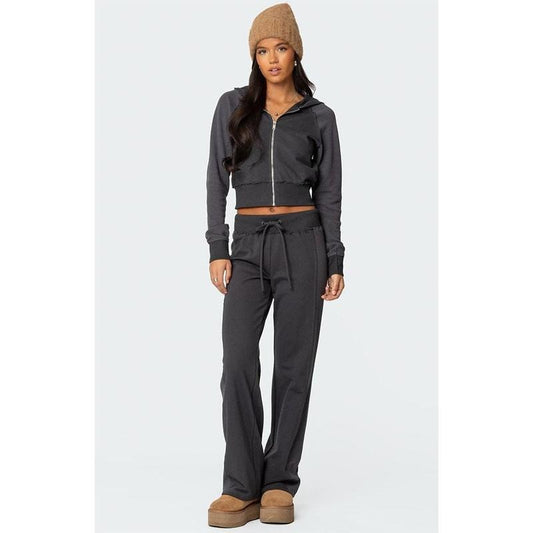 Edikted Women's Chandler Waffle Sweatpant