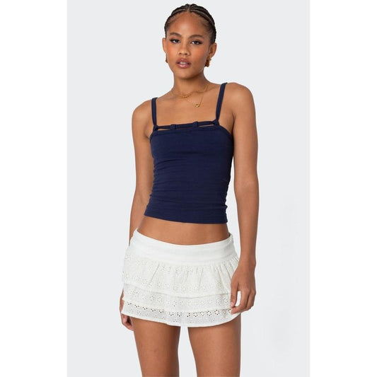 Edikted Women's Looped Neckline Tank Top
