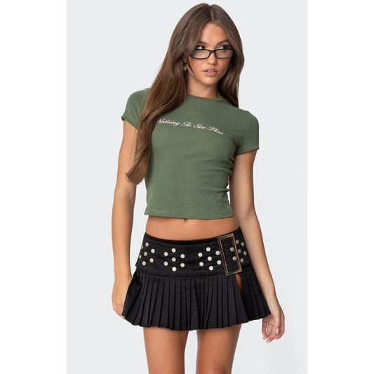Edikted Women's Nothing to See T-Shirt