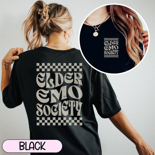 Elder Emo T-Shirt, Emo Gift, It Was Never a Phase, Emo T-shirt, Pop Punk Shirt, Emo Lyrics, Pop Punk Music, Millennial Emo Tee, Scene Shirt