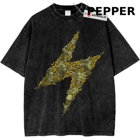 Electric-Type Pokemon Shirt, PKM Shirt, Anime Shirt, Vintage Tee