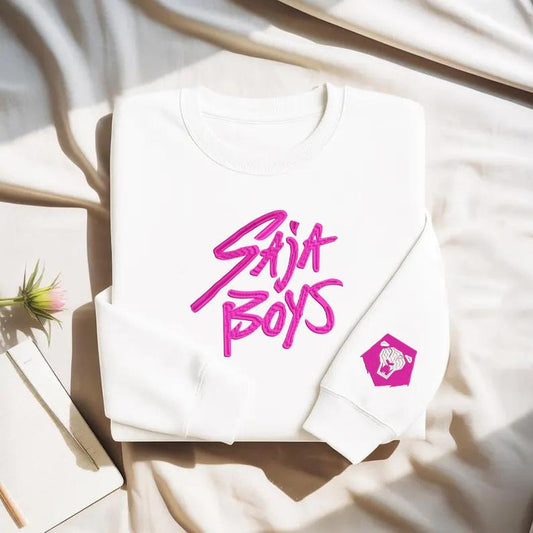 Embroidered Kpop Saja Boys Shirt, Saja Boys Fan Gifts, Kpop Demon Hunters T-shirt, Demon Hunters Merch, Movie Fan Shirt