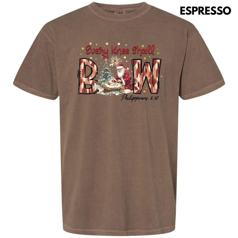 Every Knee Shall Bow Comfort Colors T-Shirt 'NLB'