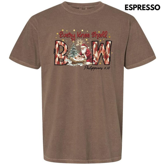 Every Knee Shall Bow Comfort Colors T-Shirt 'NLB'