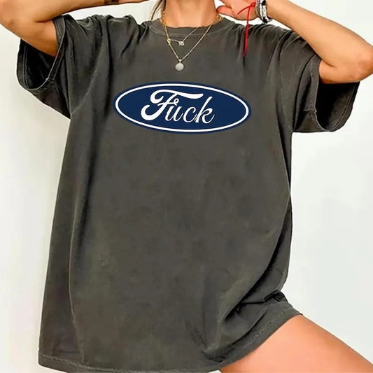 F*ck Logo T-shirt Comfort Color Tshirt Funny Classic For Men For Women Shirt Heavy Cotton Adult T-Shirt Sweatshirt, Hoodie