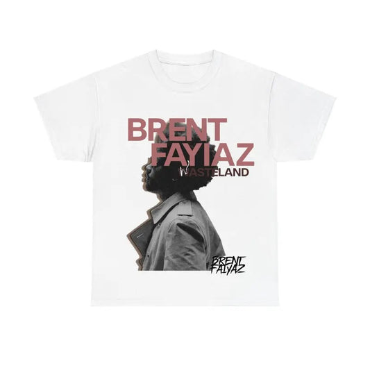 Faiyazz Music Shirt, Brentt Wasteland Fans Tee Classic Cotton Fabric Menswear