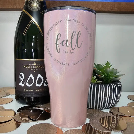 Fall | Fall Pumpkin Patch Flannels Laser Etched Tumbler