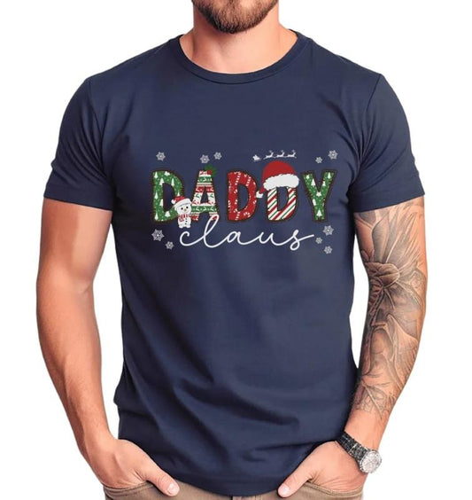Family Christmas Shirt, Holiday Dad Tee, Unisex Short Sleeve Tee, Casual Clothing